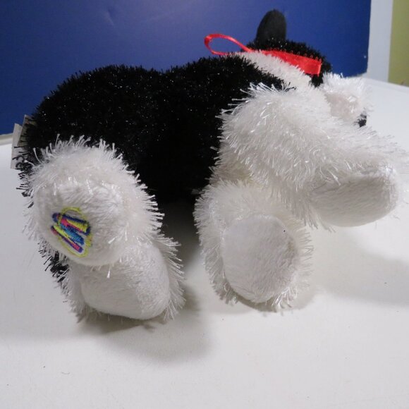 Boston Terrier Dog Puppy with "sparkly" fur WEBKINZ GANZ --NO CODE-- - Picture 2 of 11